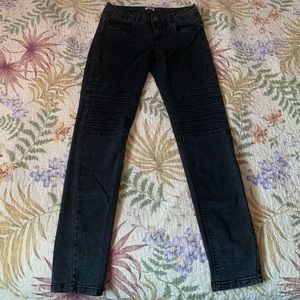 Italian Biker Skinny Jeans